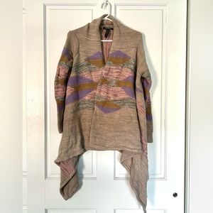 Lauren Ralph Lauren asymmetrical L/XL cardigan wrap sweater